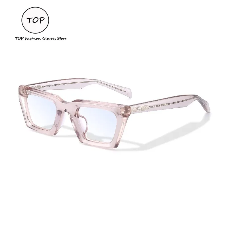 

TOP Fashion Transparent Square Glasses Unisex Trendy Clear Frame Eyewear for Daily Wear 2025 New Style Lightweight Eyeglasses