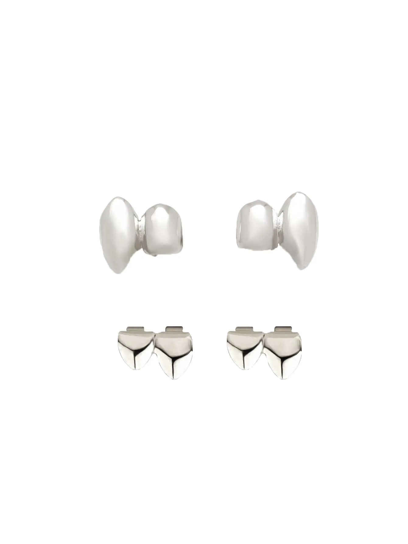 Super Cool Sharp Teeth/Smooth Double Teeth Jewelry, Suitable For Carnival Festivals, Funny Vampire Stages Parties And Nightclubs