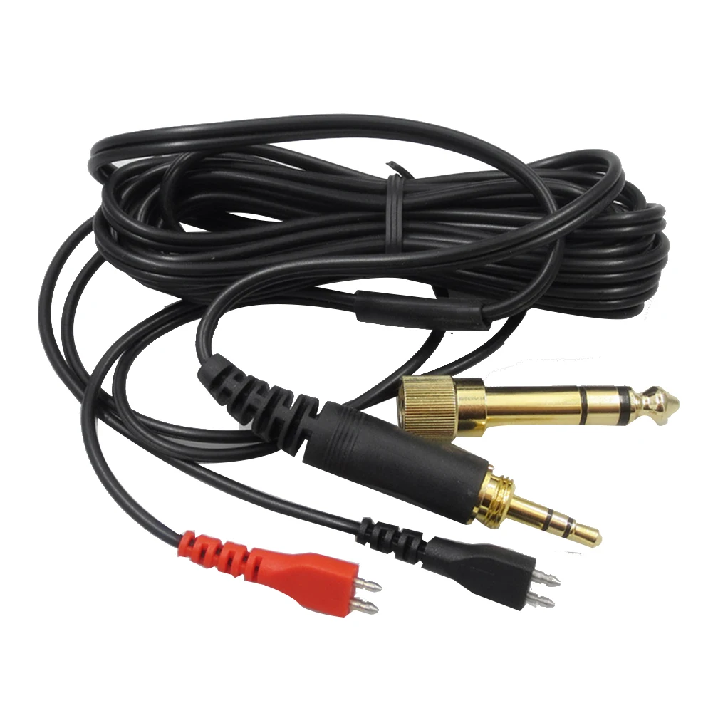 Cable de audio de repuesto para auriculares Sennheiser HD25 HD560 HD540 HD480 HD430 414 HD250, L largo R corto