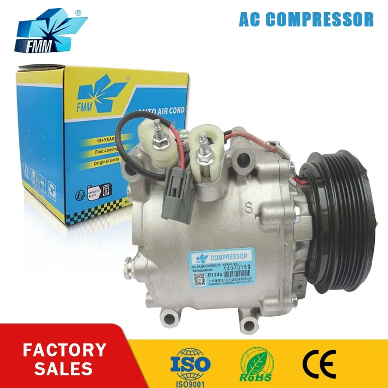 

FMM TRS090 A/C AC Compressor 12V for Honda Civic 2000 1996-1999 38800-PDE-E010 38800-PLA-E021-M2 96861884