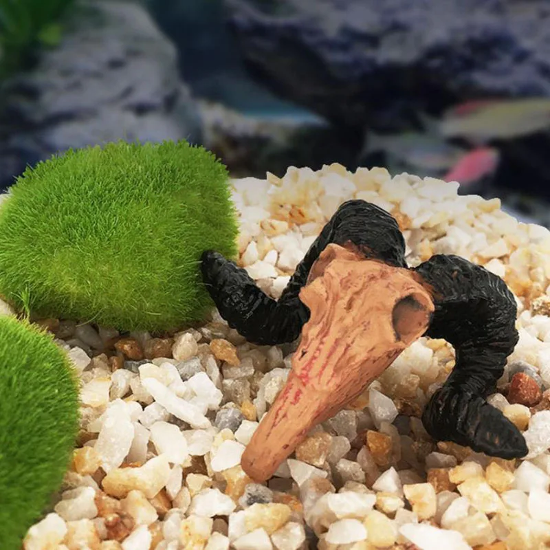 Aquarium Decorations Resin Artificial Fish Tank Ornament Shrimps Small Fish Reptile Aquarium Shelter Landscape Decor