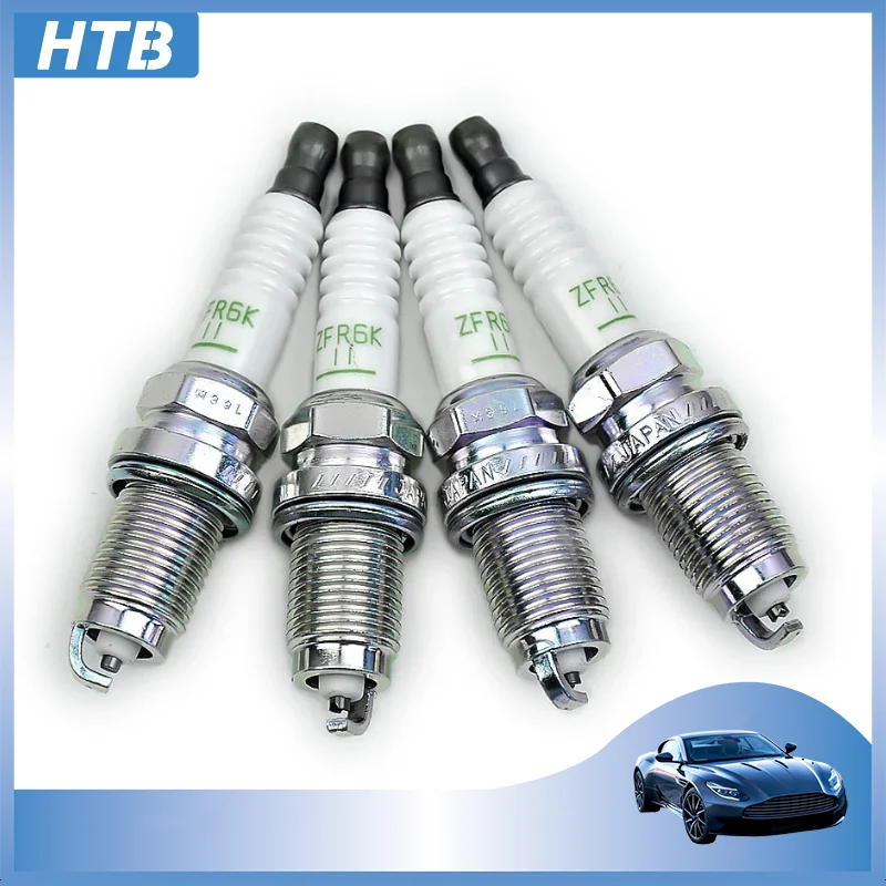 4pcs/lot 9807B-5617P ZFR6K11 Normal Spark Plug For Honda Accord Civic CR-V FR-V 2.0 2.3 3.0 L 9807B 5617P ZFR6K 11 9807B5617P