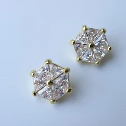 5pcs/lot Shining crystal small buttons Cubic zirconia button for shirt Decorative CZ sewing   cashmere Knit cardigan