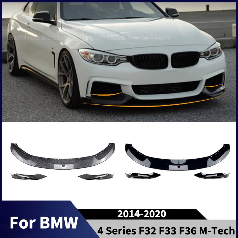 

Для BMW 4 серии F32 F33 F36 M-Tech 2014-2020 Автомобильный передний бампер, разделитель губ, передние лезвия, комплекты кузова, боковой разветвитель, накладка, аксессуары