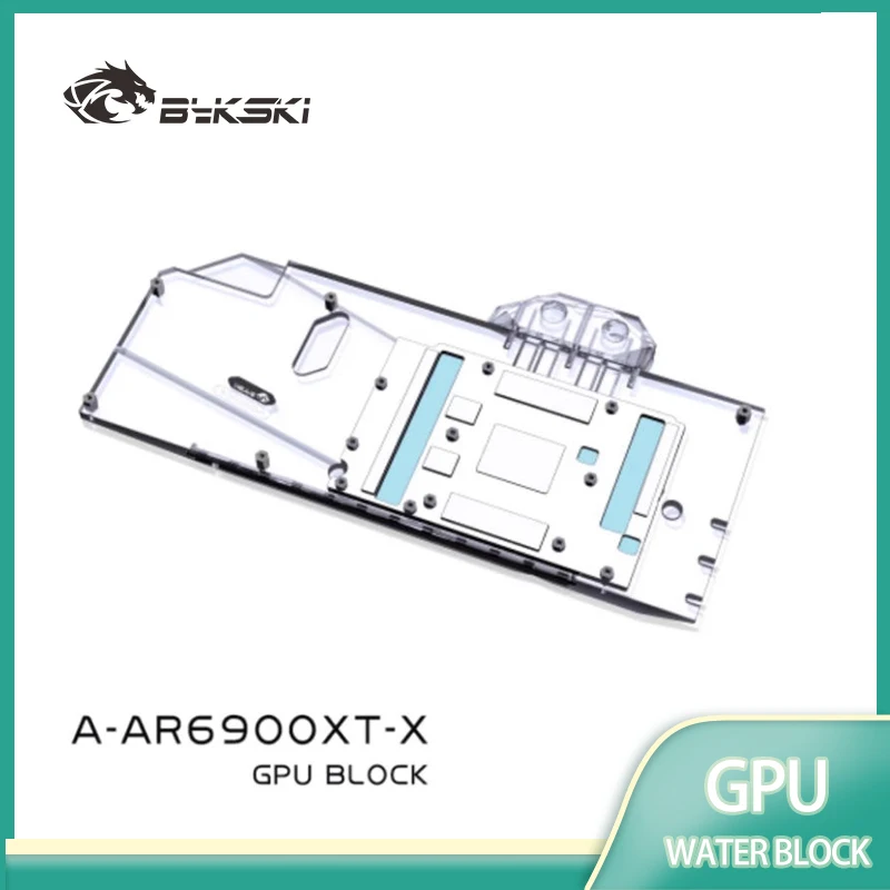 Bykski A-AR6900XT-X Water Block Use for Asrock RX6900XT/RX6800XT Phantom Gaming /RX6900XT/RX6800XT Taichi X 16G OC GPU Card