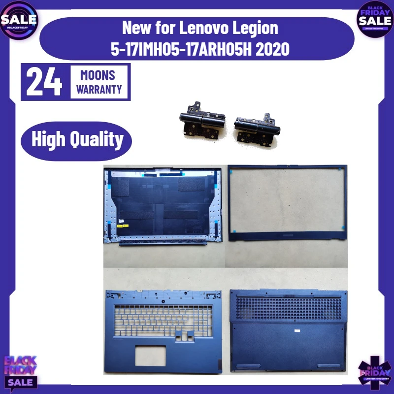 

New for Lenovo Legion 5-17IMH05-17ARH05H 2020 Laptop Accessories Lcd Back Cover/Palmrest/Bottom/Hinge