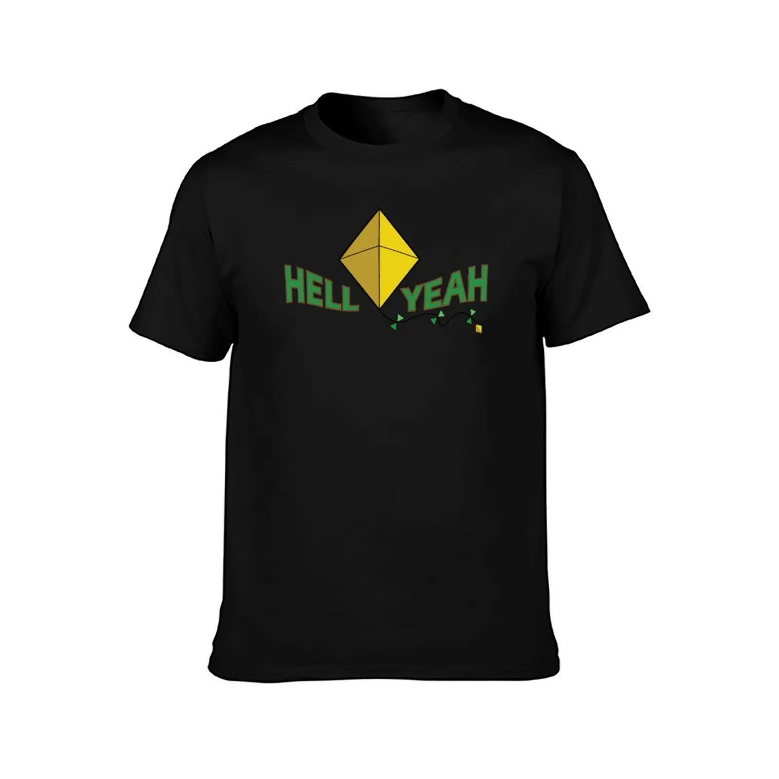 Hell yeah - kiteman- supervillain T-Shirt, Summer Casual Cotton Tee, Oversized Streetwear Tops, Vintage Graphic Print