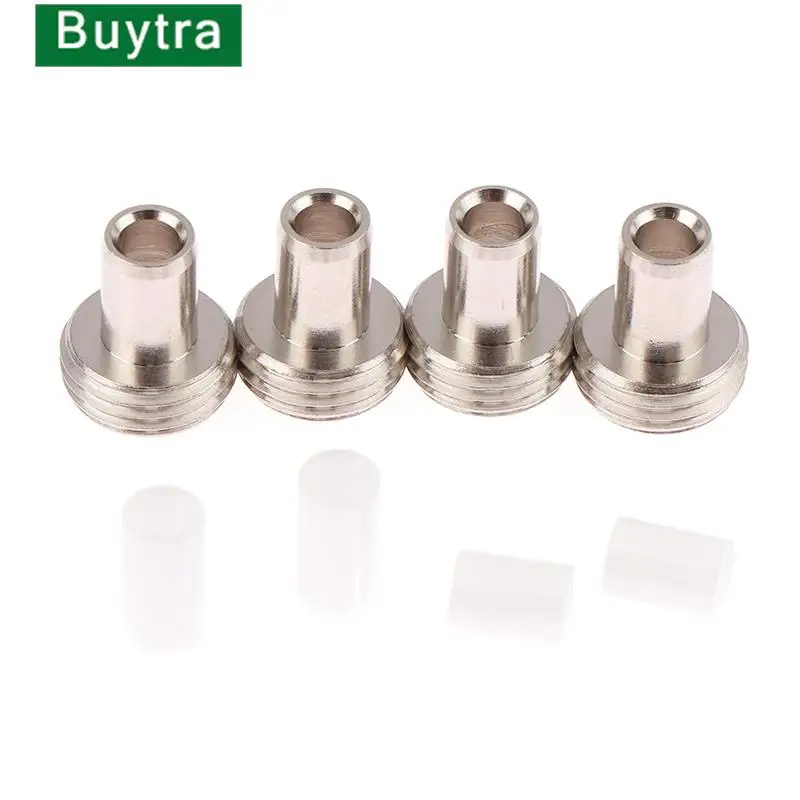 New 2Sets Metal-Head Fitting And Ceramic Tube Sleeves Connector Adapters For Fiber Optic Visual Fault Locator