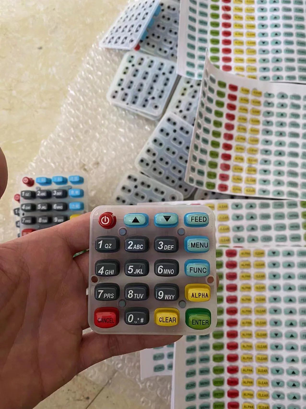 POS スペアパーツ英語キーボード NEWPOS NEW8110 支払い端末 Pos システム用