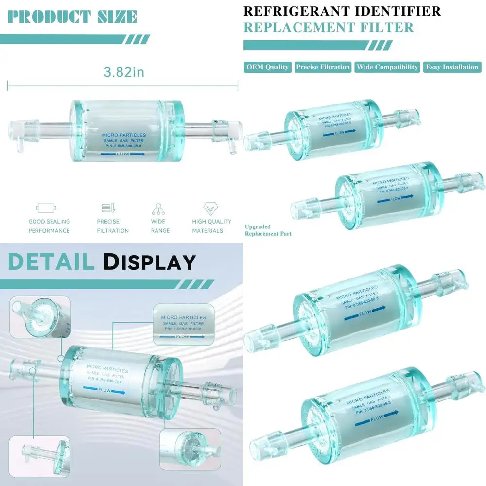 

2-Pack Refrigerant Identifier Replacement Filter, Compatible with CoolTech ID (Plus) Systems