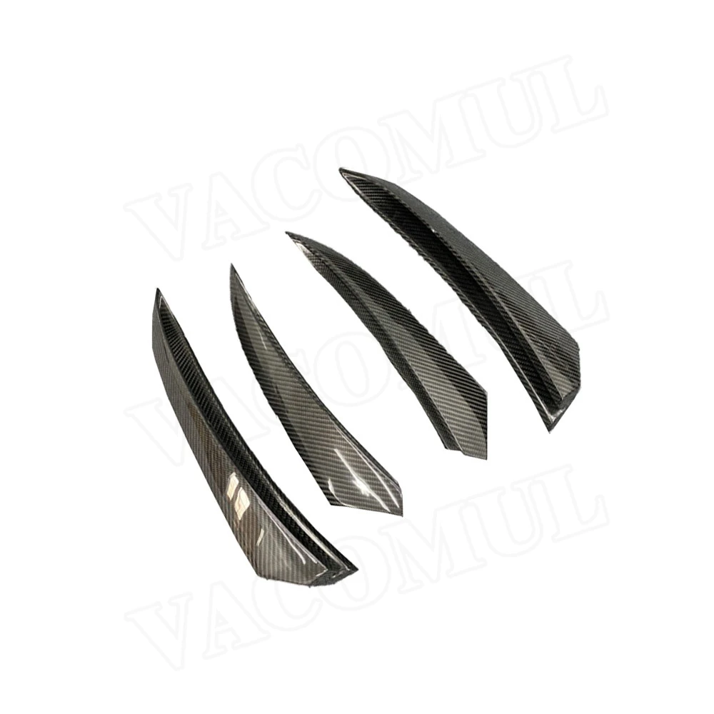 

For Mercedes Benz GLE Class W167 GLE53 AMG SUV 2020 UP Front Bumper Fender Trim Fins Canard Dry Carbon Fiber