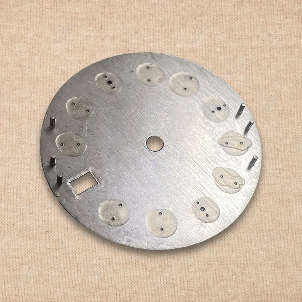 28.5mm S Logo Sunray Dial Fit NH35/NH36/4R/7S Japan Movement C3 High Quality Green Luminous  Watch Modification Accessories