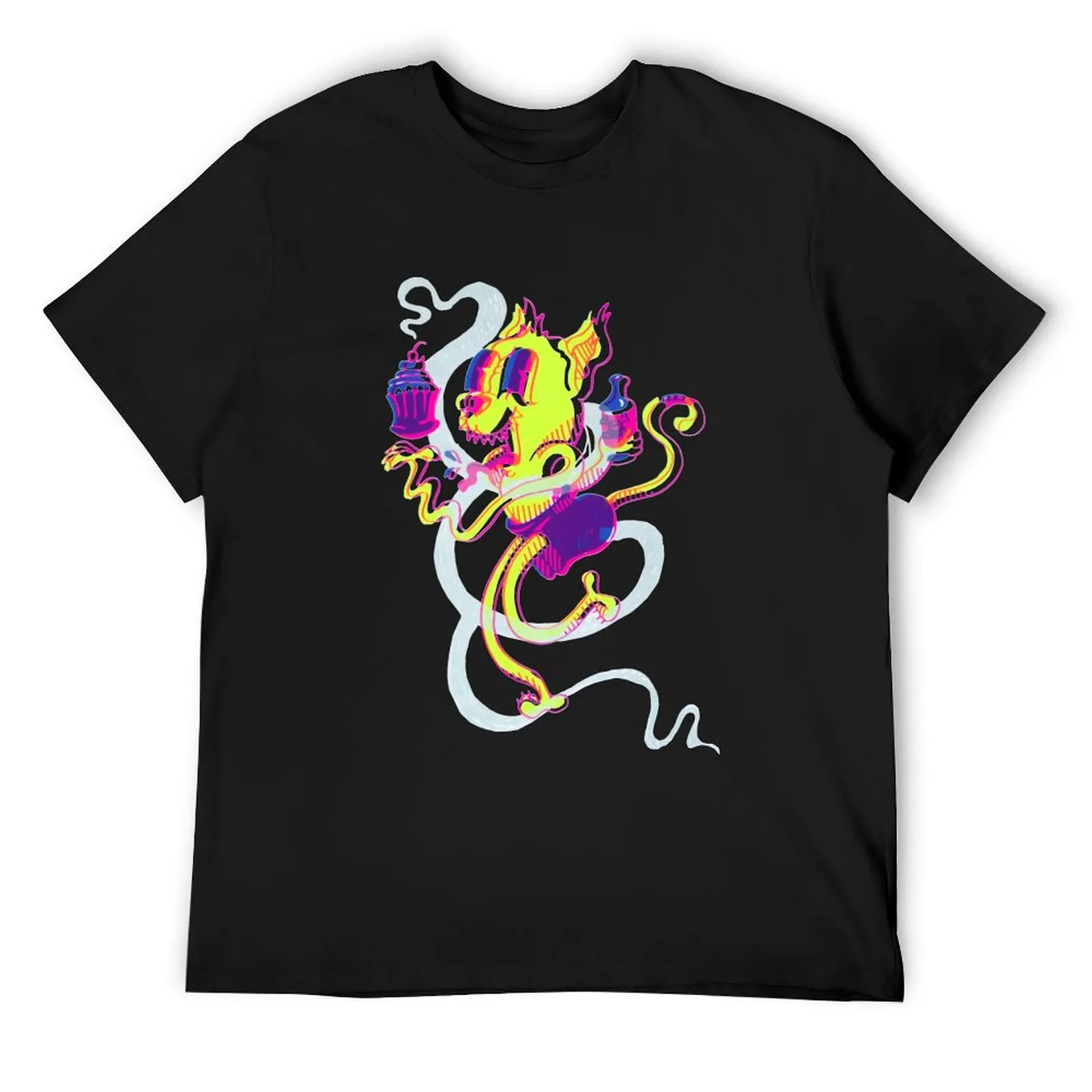 

Crusty Cat T-Shirt korean fashion anime t shirts sports fans shirts men graphic