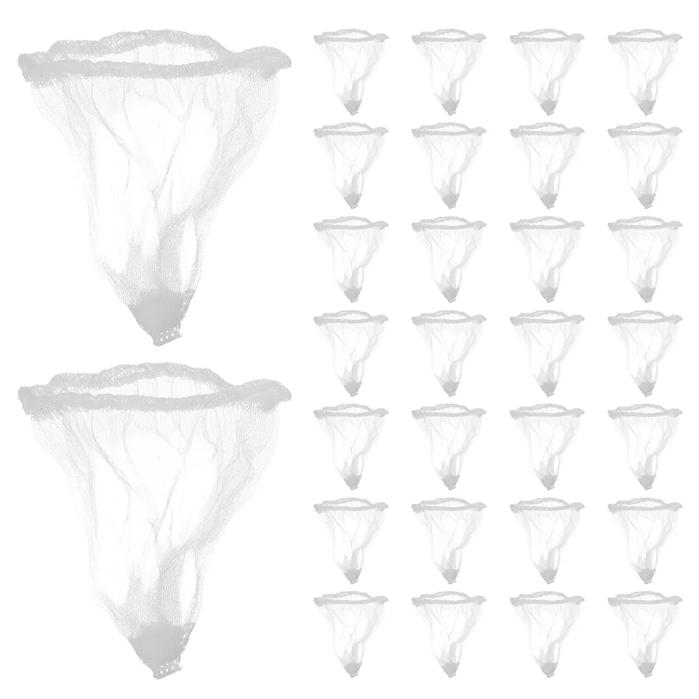 200 قطعة مصفاة حوض المطبخ أكياس المتاح مرشح شبكي مرن الغذاء النفايات الماسك مكافحة انسداد شبكة حوض المطبخ التوقف