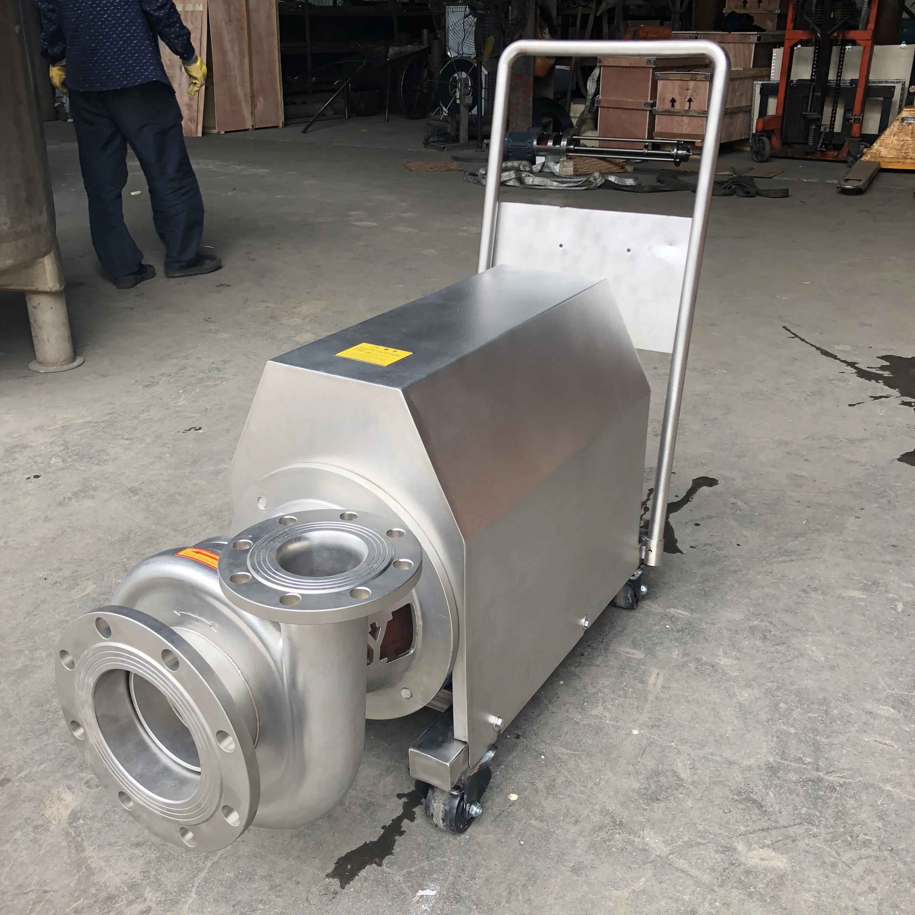 مضخة مياه بالطرد المركزي 316 من الفولاذ المقاوم للصدأ عالية الجودة