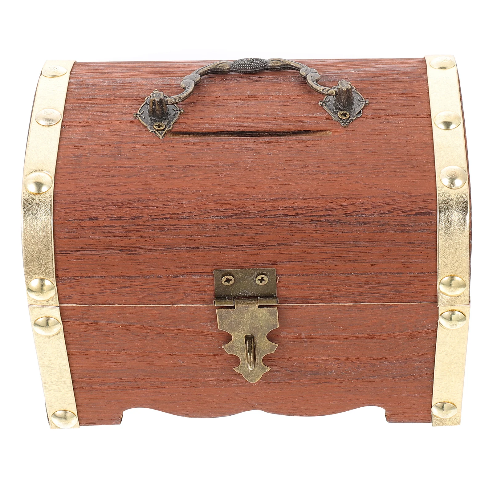 

Wooden Coin Box Vintage Style Durable Piggy Bank Storage Case Desktop Decoration for Home Shop Wood Coin Box Wood Money Bank