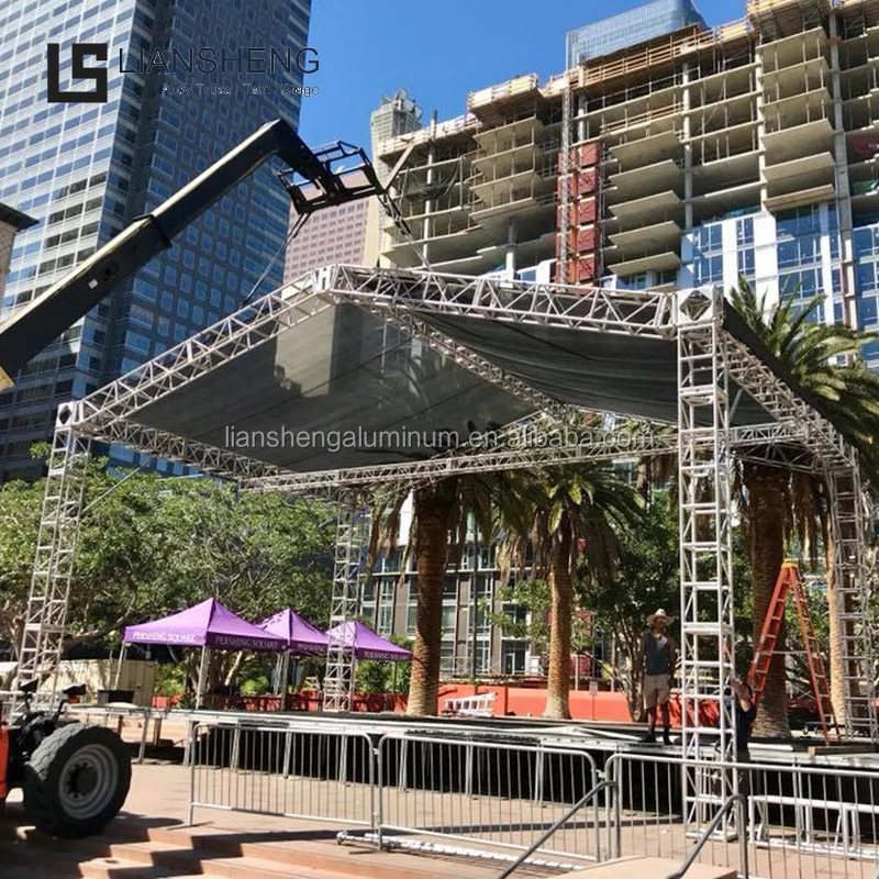 2022 Hot Sale Outdoor Concert  Stage Truss With Equipment For Sale Structural Aluminum Easy Assemble