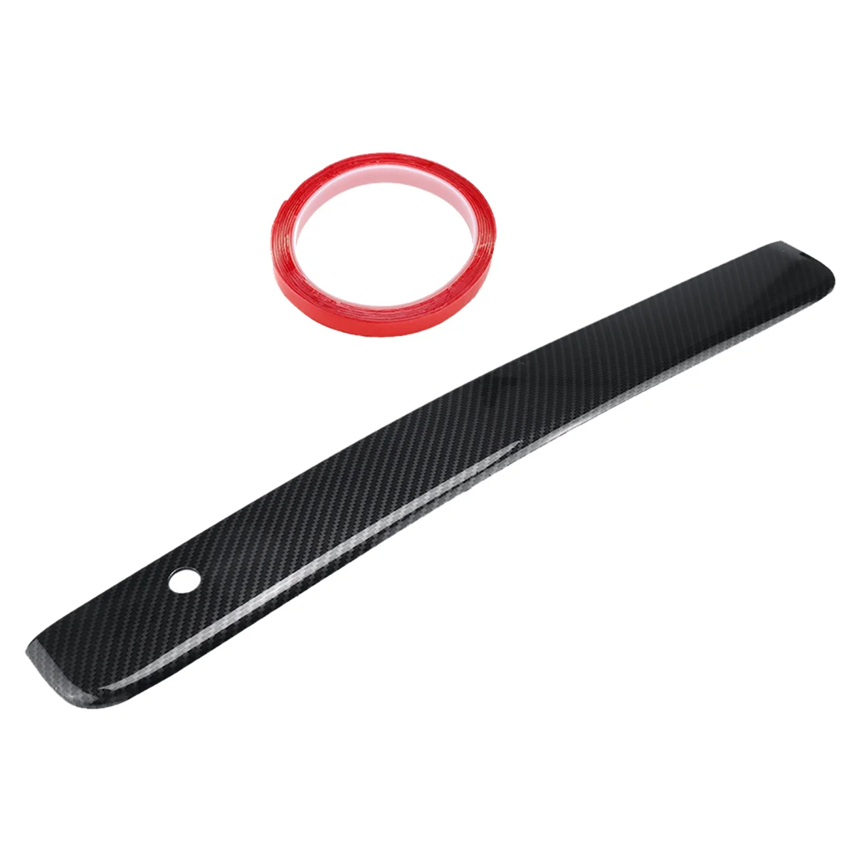 Carbon Fiber Car Tailgate Rear Handle Trim Cover for VW T5 T5.1 T6 T6.1 Transporter Caravelle 2010-2019