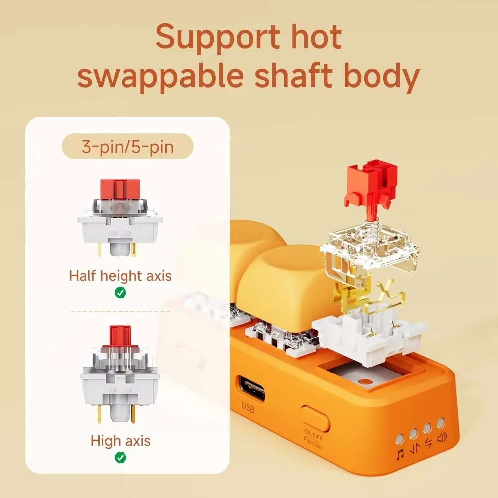 

3 Keys Keyboard Page Turner Portable Universal EBook Page Turner Keyboard Multi-functional Keyboard Page Turner Device