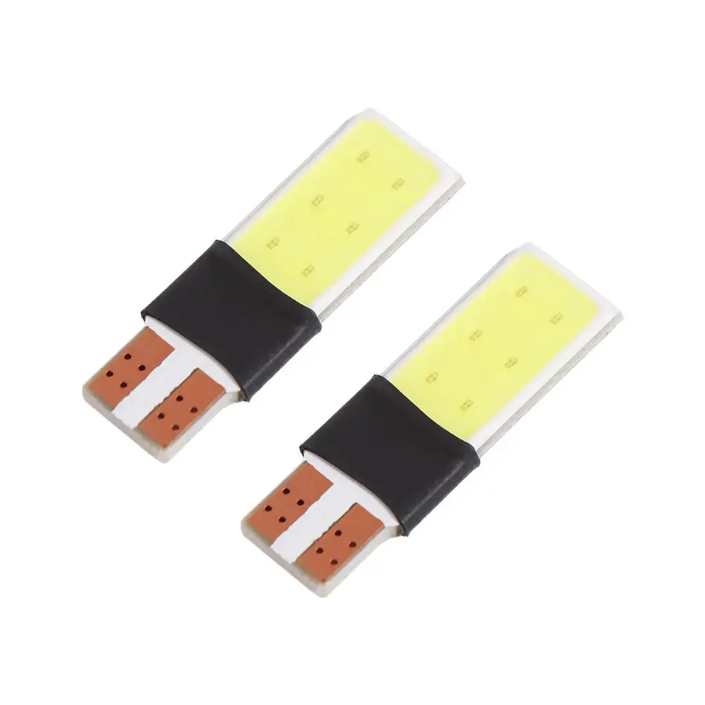 2pcs Canbus Error Free Mini Signal Lamp LED COB T10 License Plate Lamp Car Bulb High Quality White Side Lamp Car