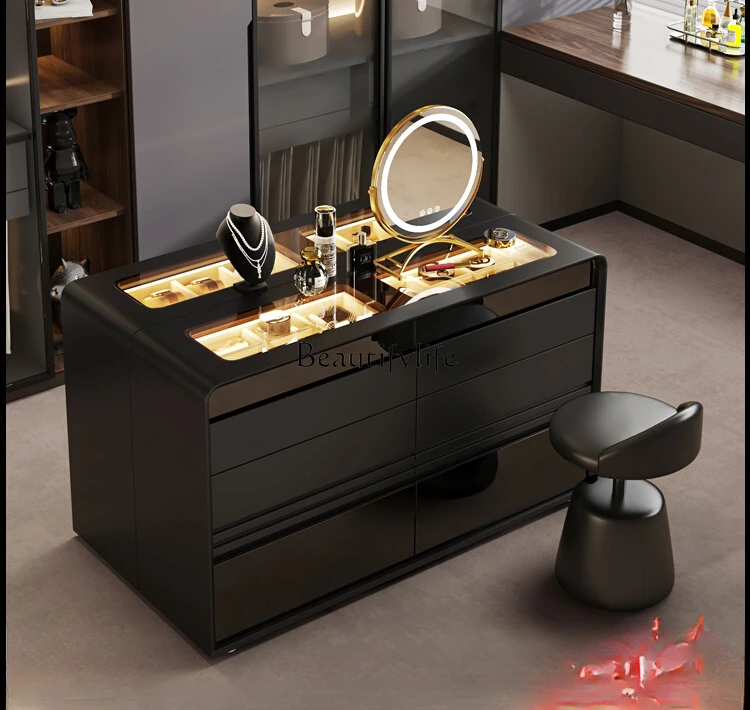 

XX39Jewelry Nakajima counter floor-to-ceiling display minimalist light luxury double-sided storage chest combination