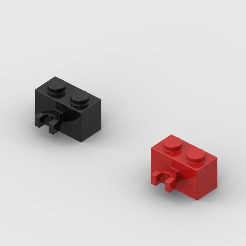 *Brick 1X2 W. Horizontal Holder*20pcs DIY enlighten block bricks,Compatible With Other Assembles Particles