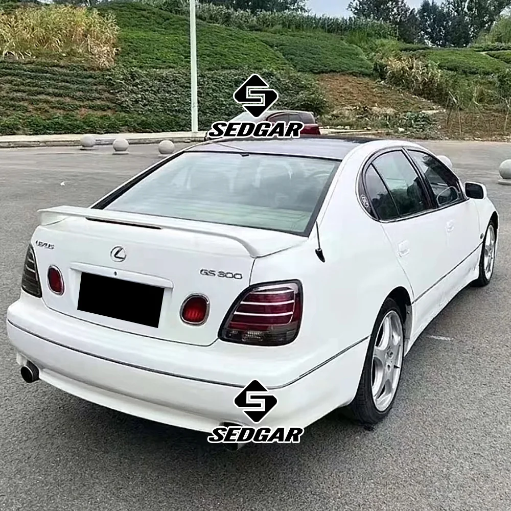For 1998 99 00 01 2005 Lexus GS300 GS430 ARISTO GEN 1 Red or White LED Rear Spoiler Lip Brake Light Car Styling Accessories 1pcs