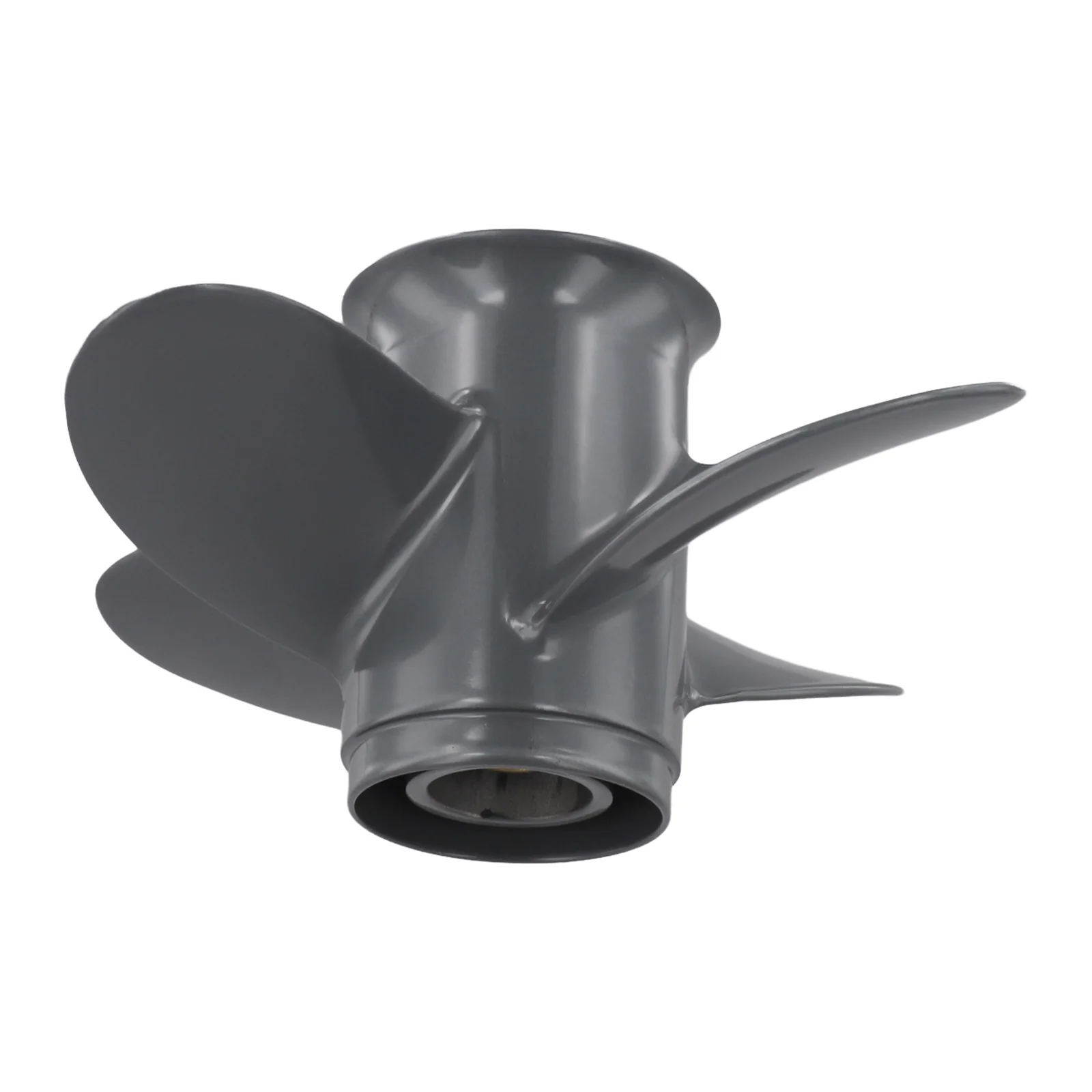 Efficiently Engineered Four Blade Aluminum Boat Propeller Ideal For Use With For Honda Outboard Engines Up To 20HP