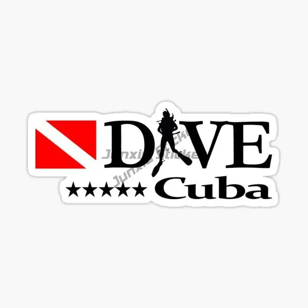 Pegatina de vinilo para coche de buceo comercial en Cozumel, México, Curacao, Aruba - Accesorios para coche