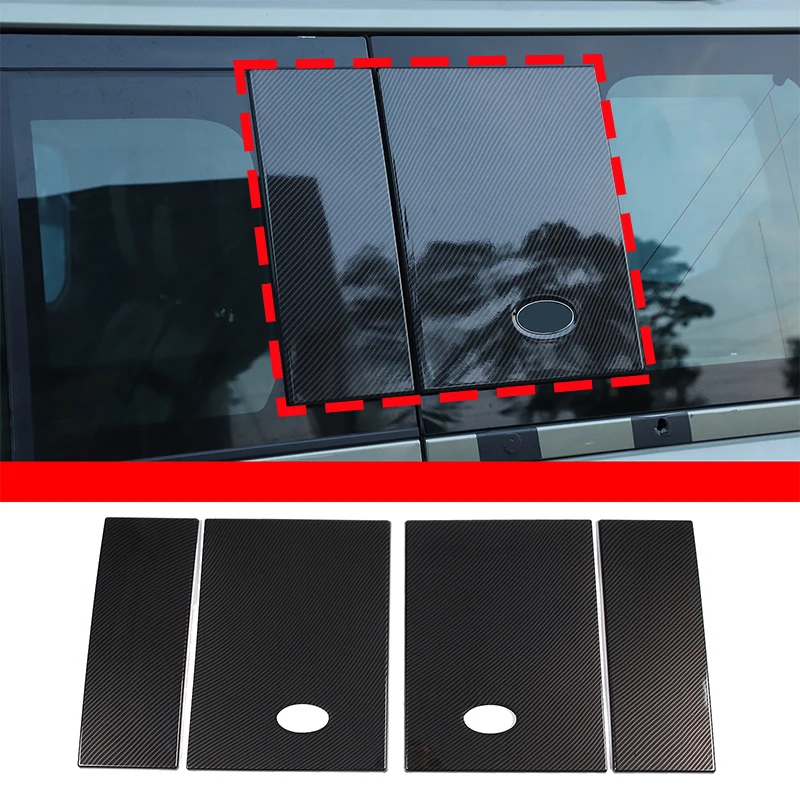 

C Pillar Cover Panel Trim Rear Quarter Panel Trim Cover Rear Window Outer Decor For Land Rover Defender 110 130 L663 2020-2026