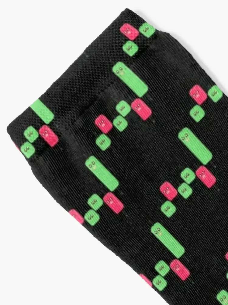 Cute stock market candle breakout Socks anti slip football golf christmas stocking cute Mens Socks Women's