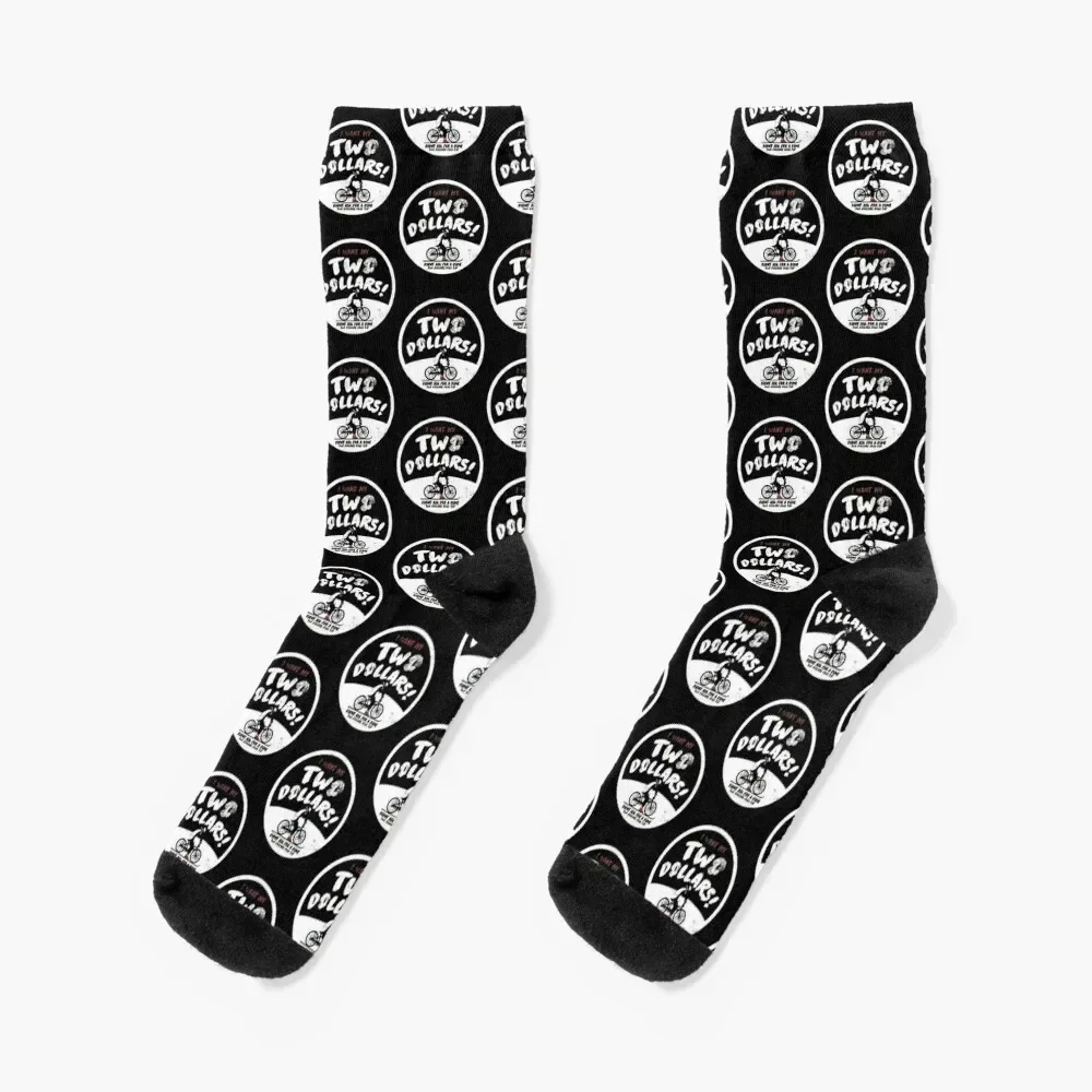 

I Want My Two Dollars Socks floral warm winter christmas stocking sports stockings Socks Men Women's
