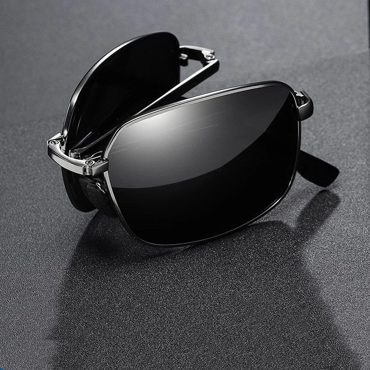 Uv400 Polarized Sunglasses Man Portable Foldable Round Frame Shade Windshield Avoid Flying Insects Bicycle Accessories