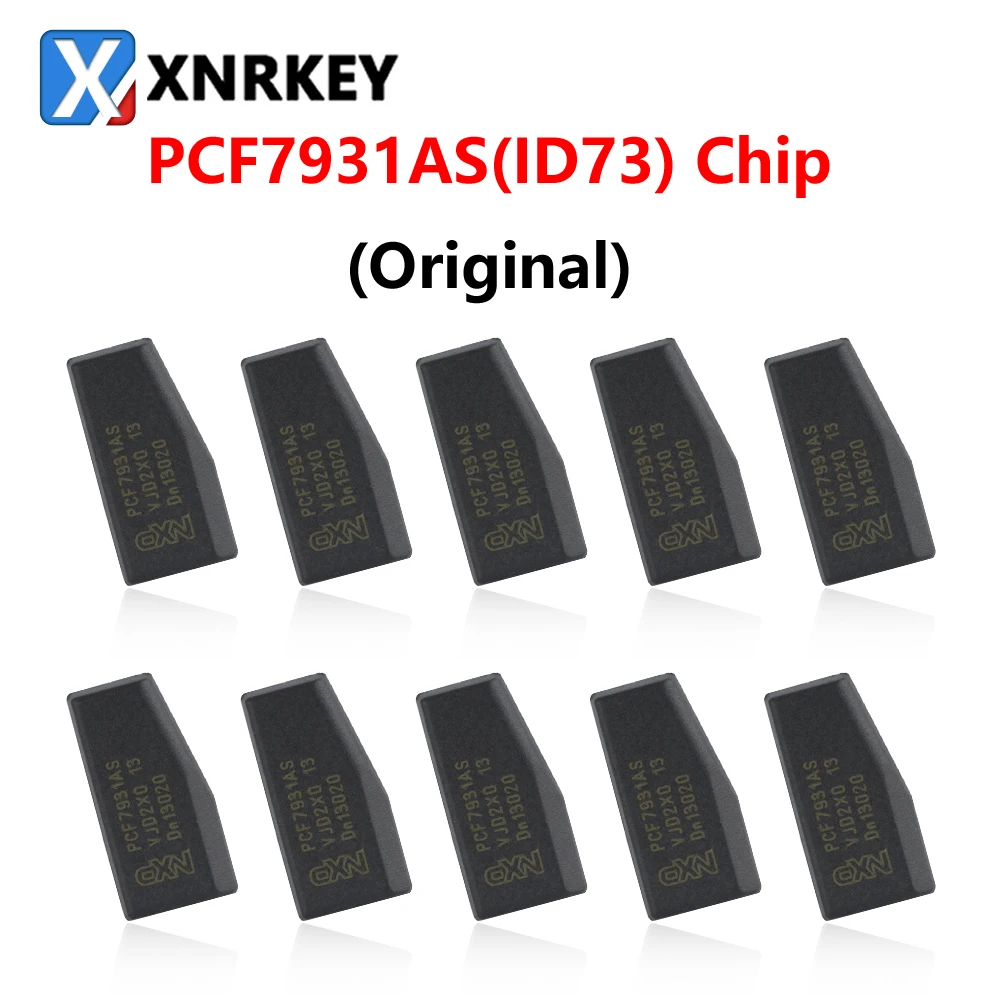 

XNRKEY Auto Transponder Chip PCF7931AS ID73 for Replacement Car Key Chip