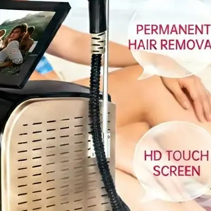 

Latest High Power Soprano Titanium Diode Laser Hair Removal Device 755 808 940 1064nm Four Wavelengths Painless Hair Removal