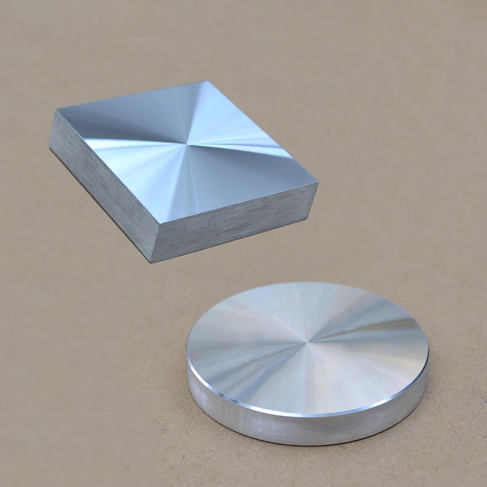 Square Round Furniture Pad Leg Coffee Glass Table Bracket Foot Support Rod Aluminum Pie Decorative Part DIY Hardware