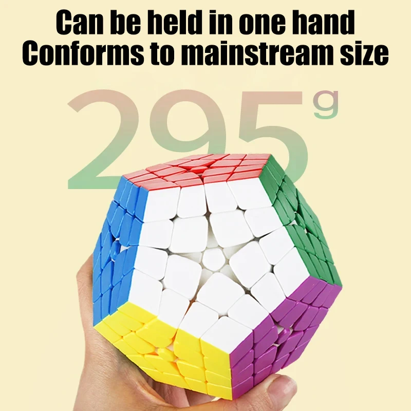 Sengso Megaminx 4x4x4 Dodecahedron Cube Bez Naklejek Puzzle Gra Logiczna Rozwijająca Umysł Dla Dzieci Prezent na Boże Narodzenie Urodziny