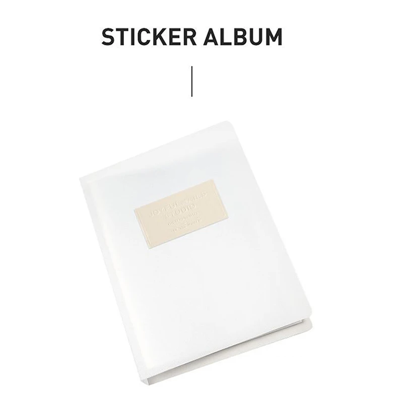 80 Slots Album Card Package Button Type Manicure Sticker Notebook  Nail Stickers Storage Book Large Capacity Exhibition Photo