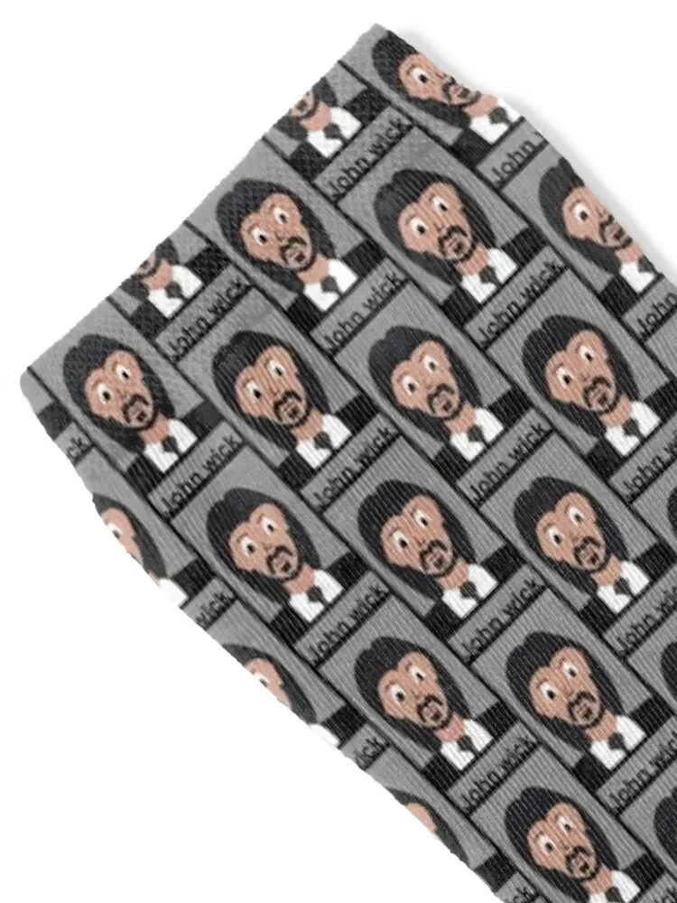 John Wick Fan Art Socks cartoon tennis Socks For Men Women's