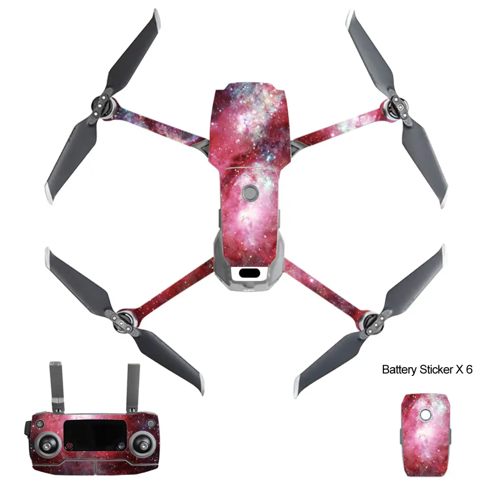 camo  Waterproof Decal Skin Decorative Stickers for DJI Mavic 2 Drone Skin for DJI Drone Skin and Controller Skin wood designs