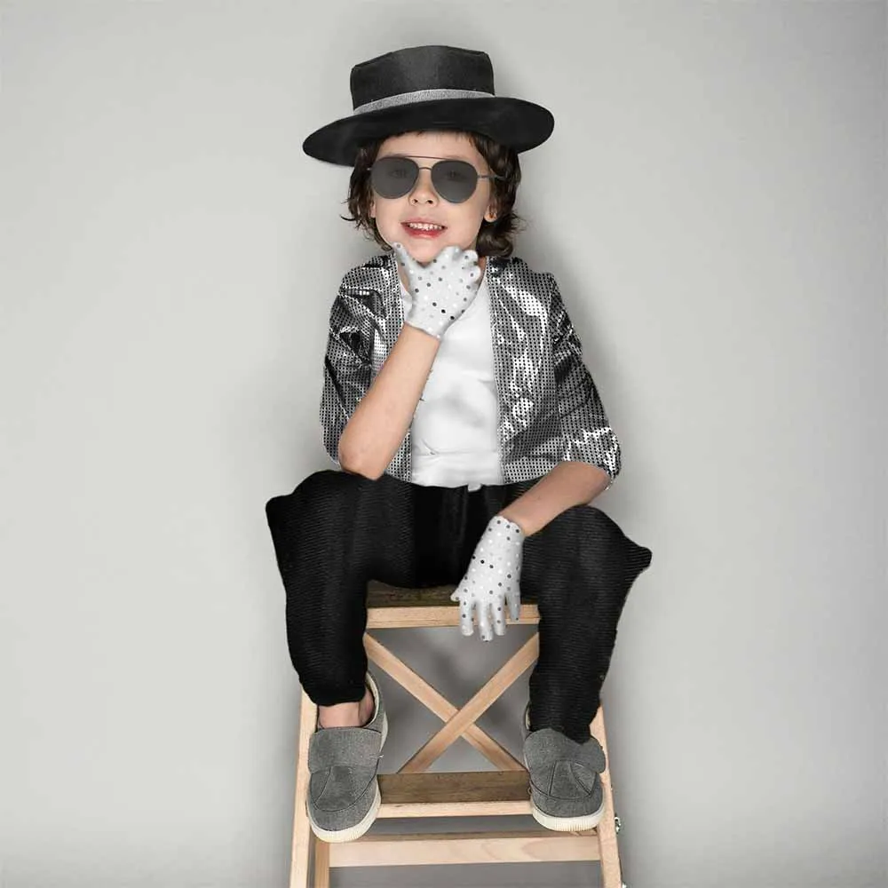 

Halloween Cosplay Michael Jackson Performed Costumes Children's Day School Performance Costumes Christmas Cosplay Jackson Suits