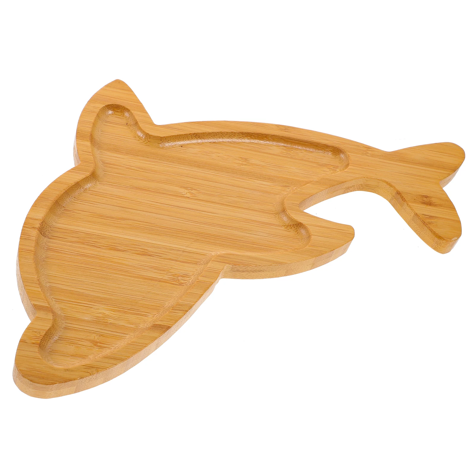 

Dolphin Shaped Bamboo Tray 33 5x18 5x1 6cm Fruit Snack Platter Food Serving Plate Household Bread Cute Dessert Storage Kitchen