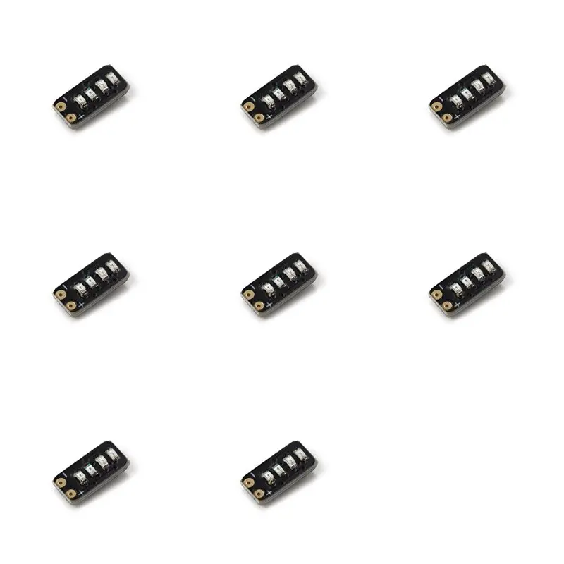 8X 3.7-4.2V Mini Metering Module 1 Series Ternary Lithium Battery Power Display Led Light