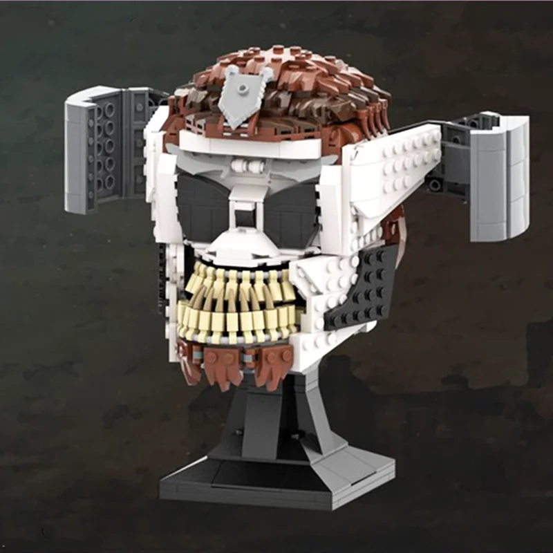 

MOCNEW 718PCSClassic Movie Character Series WILLOW General Kael (коллекция шлемов) Развивающие строительные блоки Подарок на день рождения