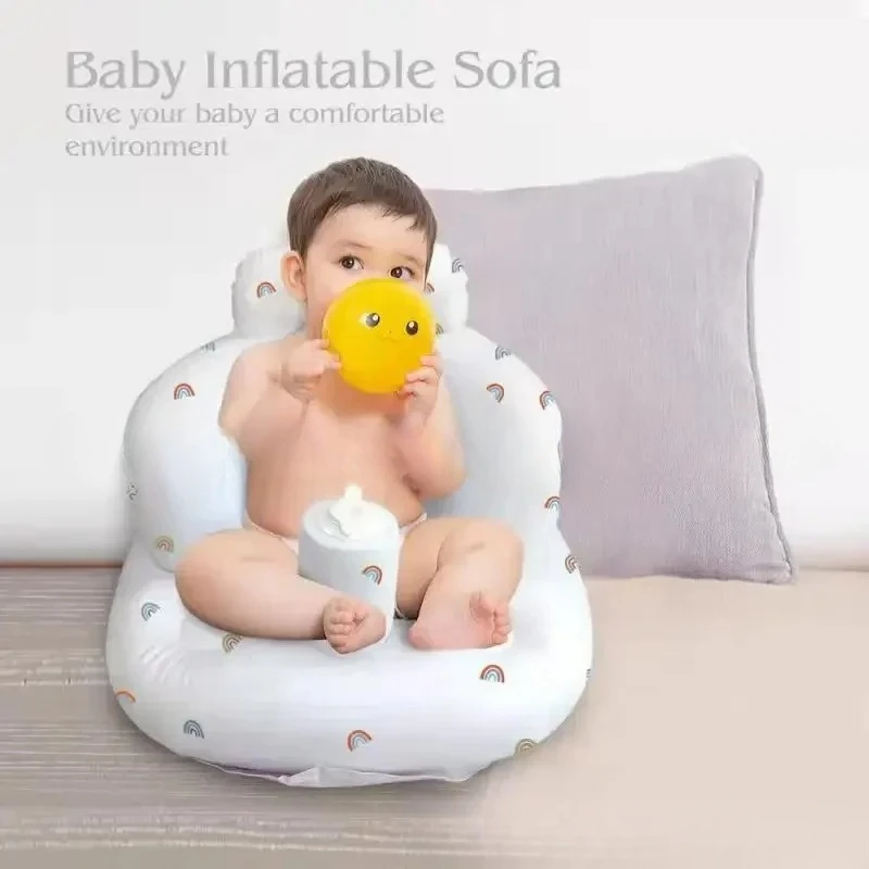 Ins Style Korean Popular Inflatable Seat Photography Props Foldable Safety Learning Seat Children's Home Inflatable Sofa
