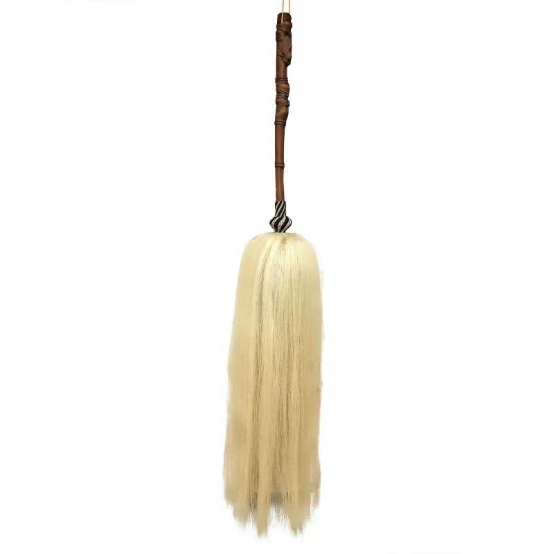 

Taoist Taoist magic tool ponytail whisk dust hand-carved, know boxwood to brush the dust against the temple hall high-end