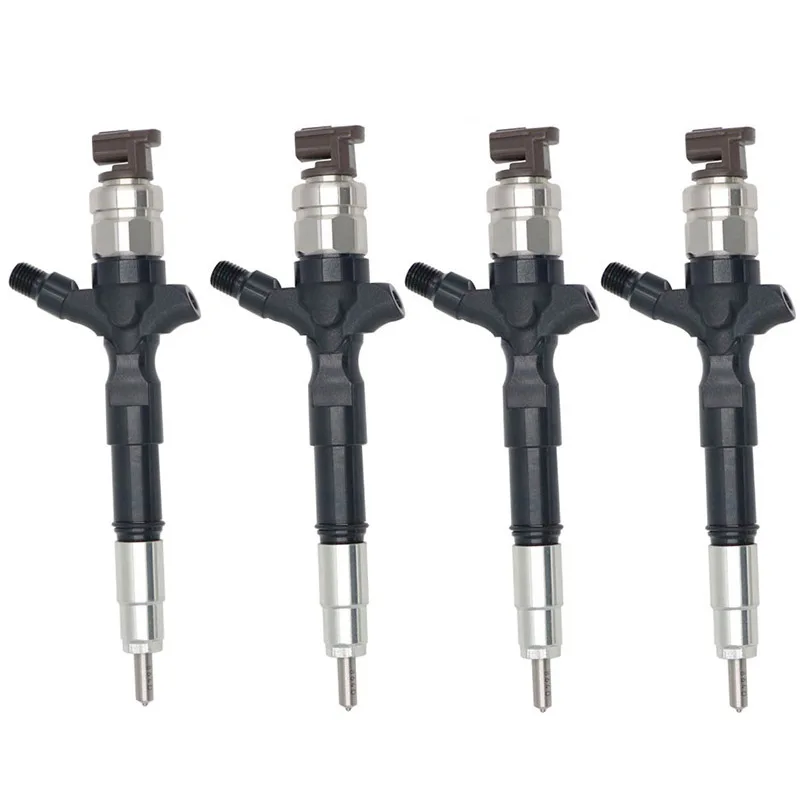 

4 PCS 295050-021# Injector Diesel 23670-0L100 23670-09340 23670-30410 23670-39255 Auto Engine Injection for Toyota