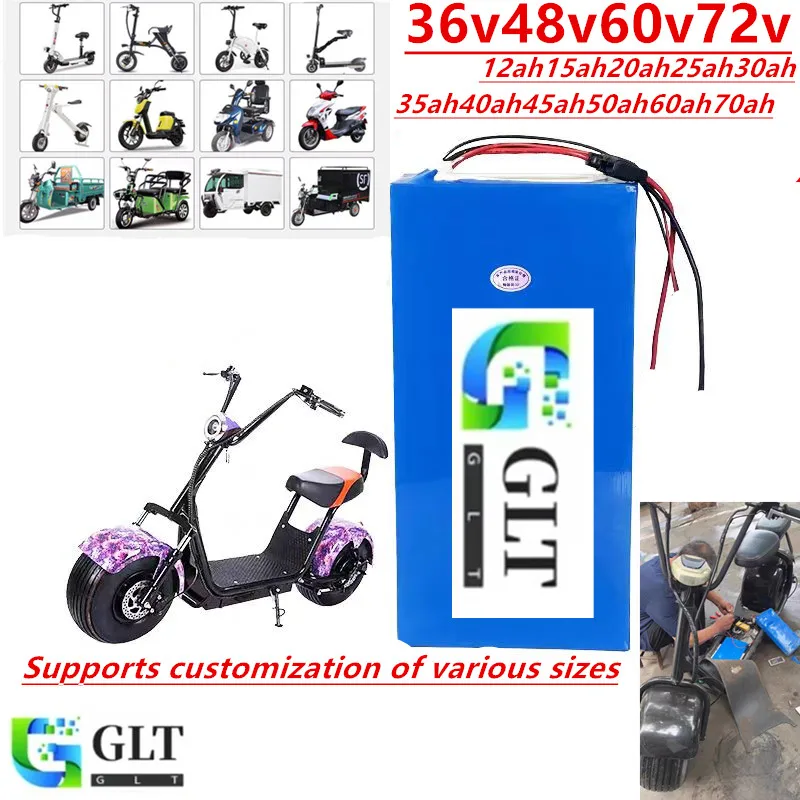 

48v60v72v 12Ah 15Ah 20Ah 25Ah 30Ah18650 for scooters, Harley electric vehicle electric vehicle + charger