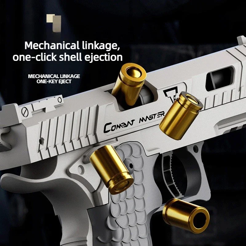 Csnoobs 2011 Continu Schieten Speelgoed Pistool Gooien Shell Pistool Radijs Pistool Lege Opknoping Outdoor Game Revolver Verjaardagscadeau