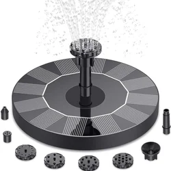 Solar Floating Water Fountain Bird Bath Fountain Pump Pond Decoration Solar Powered Fountain Water Pump For Garden And Patio